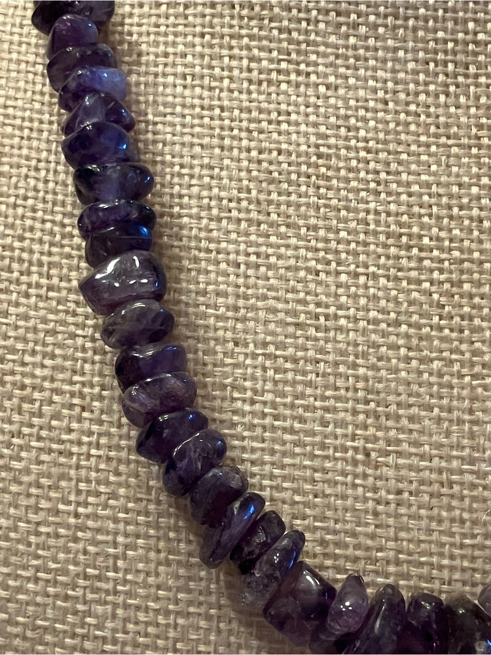 Amethyst Choker Necklace with Matching Earrings - Picture 6 of 12